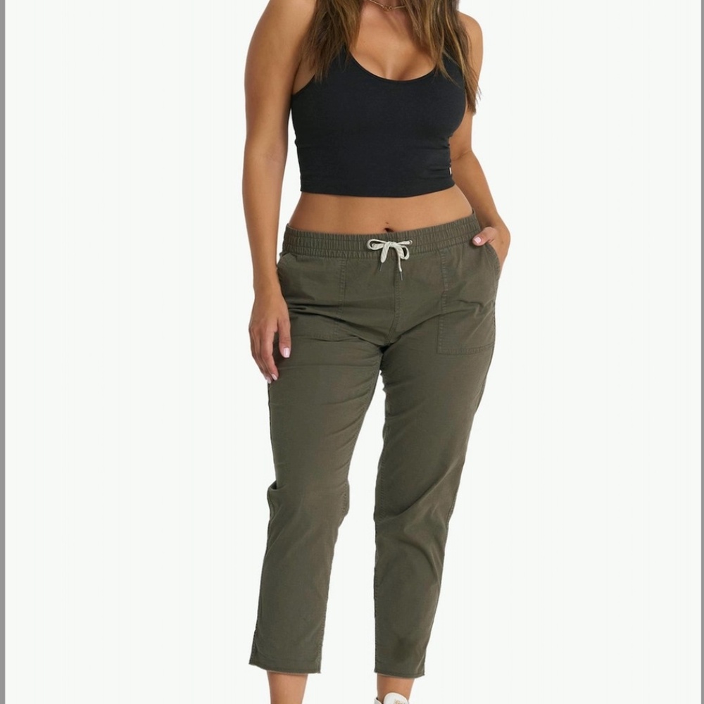 Vuori Women's Vintage Ripstop Pant Green Size M